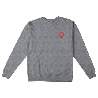 Spitfire Skateboard Wheels Sweatshirt Swirld Classic Crew Grey Heather