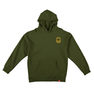Spitfire Wheels Hoody Classic Vortex Army Gold