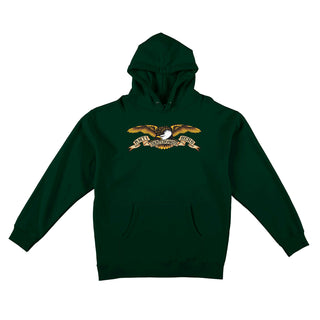 Anti Hero Skateboards Hoody Eagle Pullover Dark Green/Brown