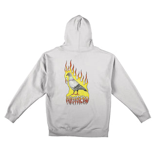 Anti Hero Skateboards Hoody Flame Pigeon Pullover Cement