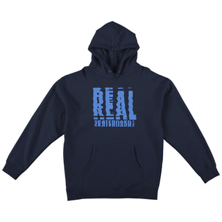Real Skateboards Hoody Scanner Pullover Navy/Blue