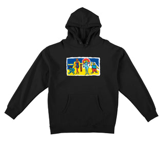 Krooked Skateboards Hoody Family Affair Black
