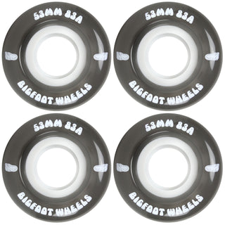 Bigfoot 53mm 83A Soft Cruiser Filmer Wheels Black (Set of 4)