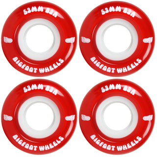 Bigfoot 53mm 83A Soft Cruiser Filmer Wheels Red (Set of 4)
