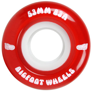 Bigfoot 53mm 83A Soft Cruiser Filmer Wheels Red (Set of 4)
