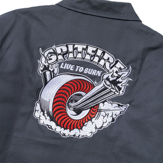 Spitfire Wheels Coat Burnout Jacket Charcoal