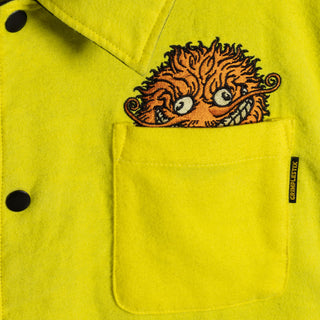 Anti Hero Skateboards Coat Grimple Reversible Black or Yellow