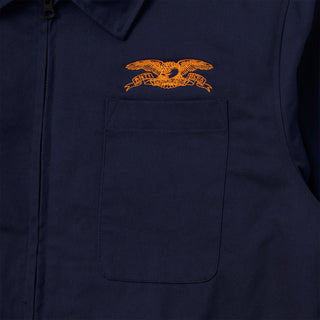 Anti Hero Skateboards Coat Basic Eagle Stash Jacket Navy/Orange