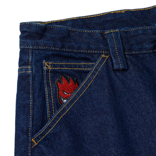 Spitfire Wheels Pants Bighead Fill Denim Pant Dark Rinse