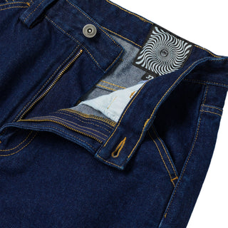 Spitfire Wheels Pants Bighead Fill Denim Pant Dark Rinse