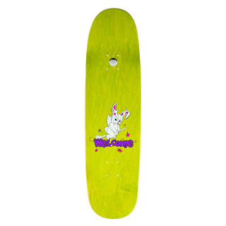 Welcome Skateboard Deck Nora Full Moon on Sphynx Black 8.8" x 32.4"