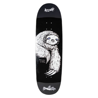 Welcome Skateboard Deck Sloth on Boline 2.0 Black/White 9.5" x 33"