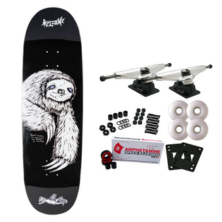 Welcome Skateboard Complete Sloth on Boline 2.0 Black/White 9.5" x 33"