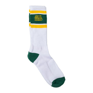 Anti Hero Skateboards Socks Blackhero Outline White/Dark Green