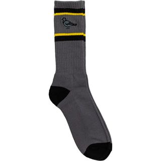 Anti Hero Skateboards Socks Basic Pigeon Embroidered Charcoal/Black