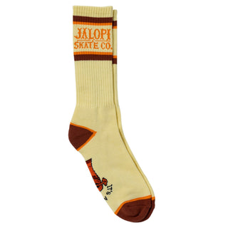 Anti Hero Skateboards Socks It's A Rip Off Cream/Orange/Dark Red