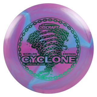 Discraft Disc Golf 2026 Worlds ESP Swirl Cyclone Fairway Driver Purple/Green 173-174g