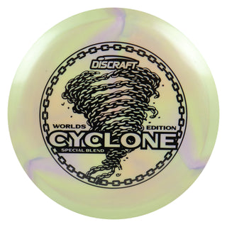 Discraft Disc Golf 2026 Worlds ESP Swirl Cyclone Fairway Driver Lime/Black 173-174g
