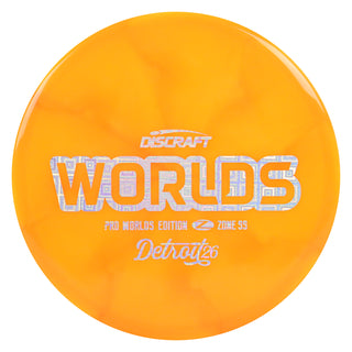 Discraft Disc Golf 2026 Worlds Z Swirl Zone SS Putt and Approach Orange/Cubic Prisms 176g