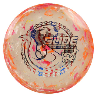 Discraft Disc Golf 2026 Worlds Z FLX Jawbreaker Glide Fairway Driver Red Orange/USA 175-176g