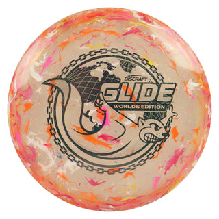 Discraft Disc Golf 2026 Worlds Z FLX Jawbreaker Glide Fairway Driver Red Orange/Black Prisms 175-176g