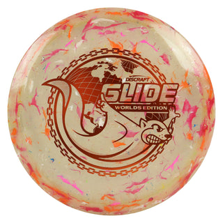 Discraft Disc Golf 2026 Worlds Z FLX Jawbreaker Glide Fairway Driver Red Orange/Orange 175-176g