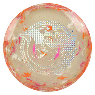 Discraft Disc Golf 2026 Worlds Z FLX Jawbreaker Glide Fairway Driver Red Orange/Holo Prisms 175-176g
