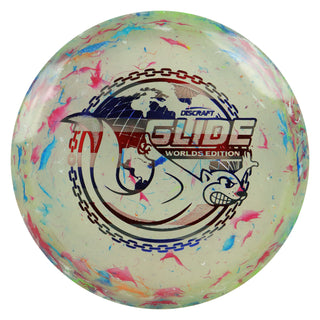 Discraft Disc Golf 2026 Worlds Z FLX Jawbreaker Glide Fairway Driver Pink Blue/USA 177-180g