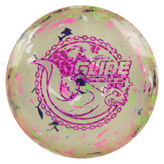 Discraft Disc Golf 2026 Worlds Z FLX Jawbreaker Glide Fairway Driver Pink Green/Magenta Shatter 175-176g