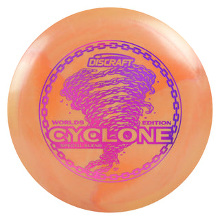 Discraft Disc Golf 2026 Worlds ESP Swirl Cyclone Fairway Driver Orange/Purple Holo 173-174g