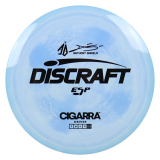 Discraft Disc Golf Anthony Barela Signature ESP Cigarra Fairway Driver 7/6/-1/2 Light Blue/Black 164-166g