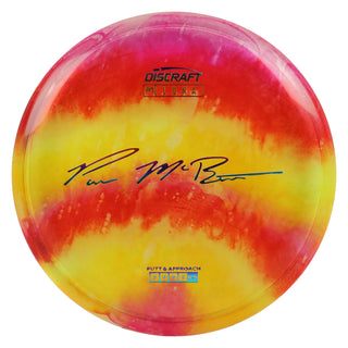 Discraft Disc Golf Paul McBeth Z Line Fly Dye Luna Putter 3/4/0/2 Red Yellow/Riainbow 174g