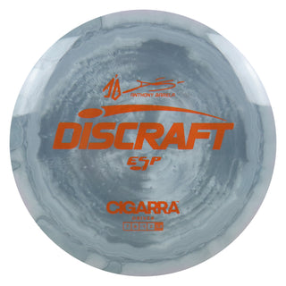Discraft Disc Golf Anthony Barela Signature ESP Cigarra Fairway Driver 7/6/-1/2 Grey/Orange 164-166g
