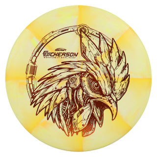 Discraft Disc Golf Chris Dickerson CT Swirl Roost Putter 2/5/0/2 Yellow/Orange 173-174g