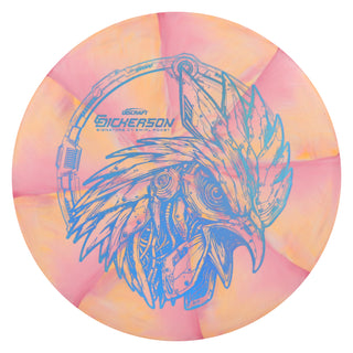 Discraft Disc Golf Chris Dickerson CT Swirl Roost Putter 2/5/0/2 Mango Red/Blue Holo 173-174g