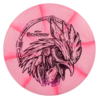 Discraft Disc Golf Chris Dickerson CT Swirl Roost Putter 2/5/0/2 Pink Red/Purple 173-174g