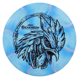 Discraft Disc Golf Chris Dickerson CT Swirl Roost Putter 2/5/0/2 Blue/Black 170-172g
