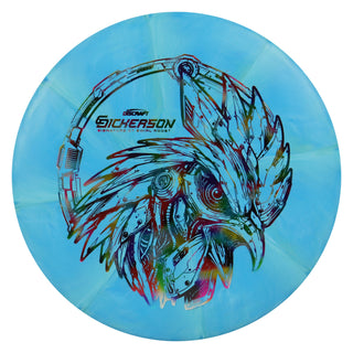 Discraft Disc Golf Chris Dickerson CT Swirl Roost Putter 2/5/0/2 Blue/Jellybean 173-174g