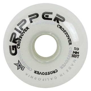 Labeda Roller Hockey Wheels - Gripper Crossover 59mm 76A White (Single)