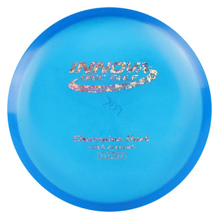 Innova Disc Golf Champion Dart Putter 3/4/0/0 Blue/Silver Hearts 173 grams