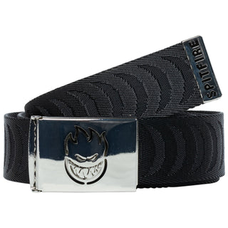 Spitfire Wheels Belt Bighead Cut Out Jaquard Swirl Black