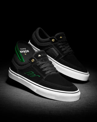 Emerica Skateboard Shoes Hoban Black/White/Gold