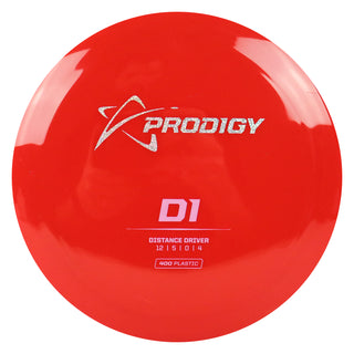 Prodigy Disc Golf 400 D1 Distance Driver 12/5/0/4 Red/Holo Shimmer/Pink 169 grams
