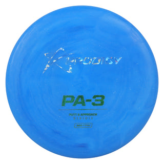 Prodigy Disc Golf 300 Firm PA-3 Putter 3/3/0/1 Blue/Ghost Shatter/Green Shimmer 174 grams