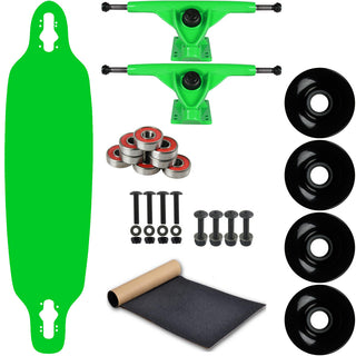 Moose Longboard Complete 9" x 36" Drop Through Neon Green