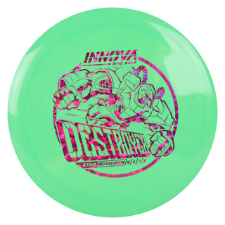 Innova Disc Golf Star Destroyer Distance Driver 12/5/-1/3 Green/Magenta Shatter 172 grams