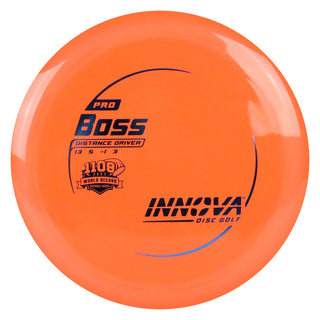 Innova Disc Golf Pro Boss Distance Driver 13/5/-1/3 Orange/Navy 172 grams