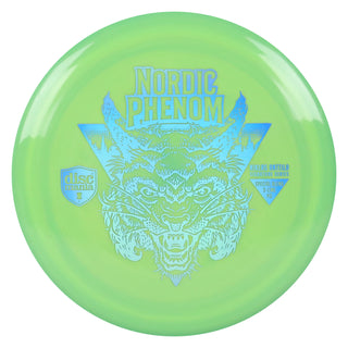 Discmania Disc Golf Niklas Anttila Nordic Phenom S-Line PD 10/4/0/3 Green/Blue Holo 174 grams