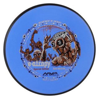 MVP Disc Golf Electron Firm Entropy Special Edition Putter 4/3/0/3 Blue 175 grams