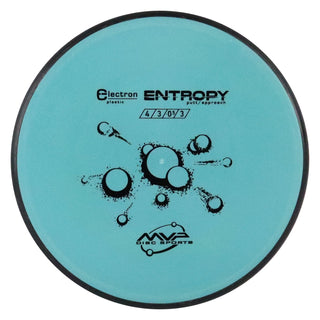 MVP Disc Golf Electron Entropy Putter 4/3/0/3 Turquoise 173 grams